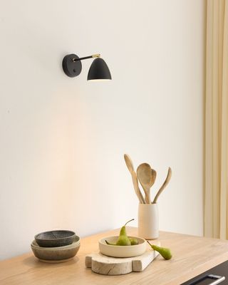 Halo Design Room Wall Vägglampa Svart, Antique 23.3 cm