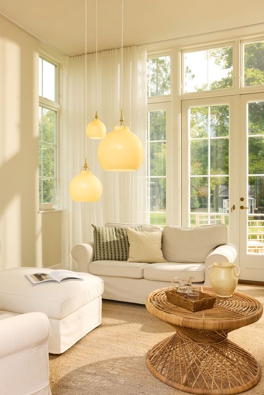 Halo Design Toscana Pendant Pendellampa Creme Ø36 cm