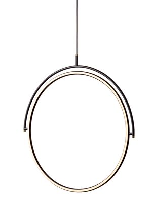 Halo Design Tilt chandelier Pendellampa Svart Ø40 cm