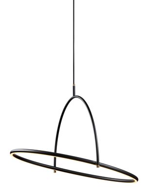 Halo Design Tilt chandelier Pendellampa Svart Ø60 cm