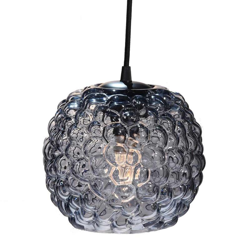 Halo Design Grape pendant Pendellampa Rök, Svart Ø20 cm
