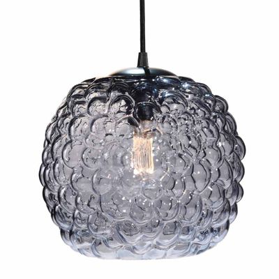 Halo Design Grape pendant Pendellampa Rök, Svart Ø25 cm