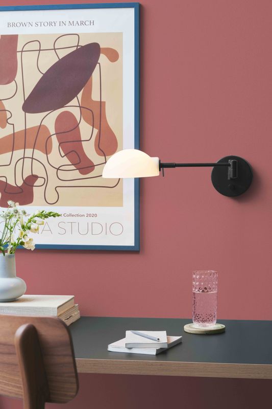 Halo Design Kjøbenhavn wall Vägglampa Svart 12 cm