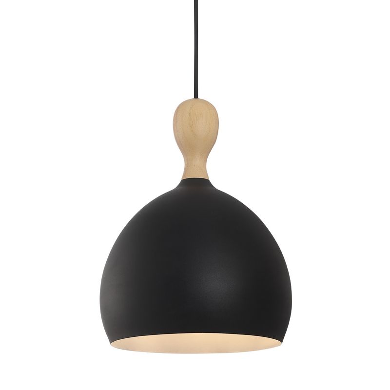 Halo Design Dueodde Pendant Pendellampa Svart, wood Ø24 cm