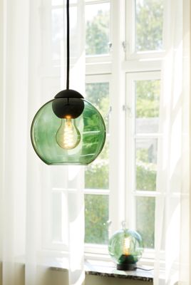 Halo Design Bubbles pendant, Pendellampa Grön Ø18 cm