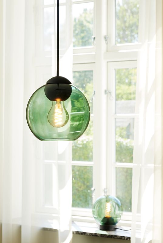 Halo Design Bubbles pendant, Pendellampa Grön Ø18 cm