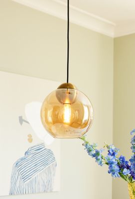 Halo Design Bubbles pendant, Pendellampa Amber Ø24 cm