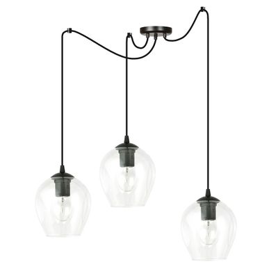 Emibig Lighting Taklampa LEVEL 3 BL TRANSPARENT