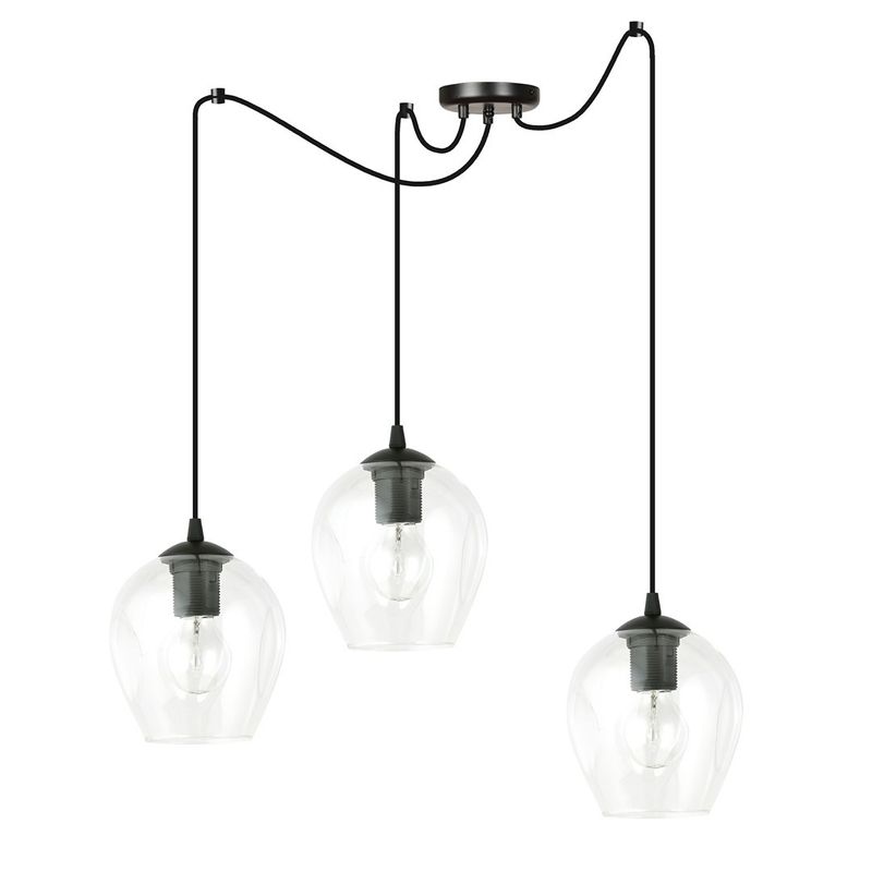 Emibig Lighting Taklampa LEVEL 3 BL TRANSPARENT