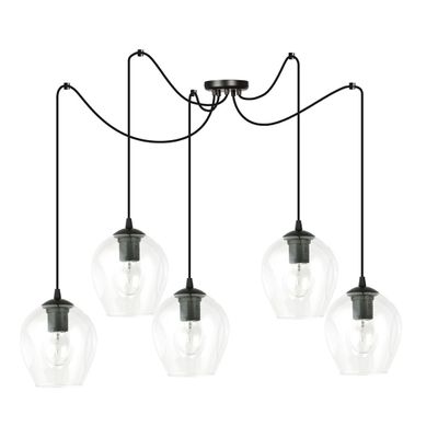 Emibig Lighting Taklampa LEVEL 5 BL TRANSPARENT
