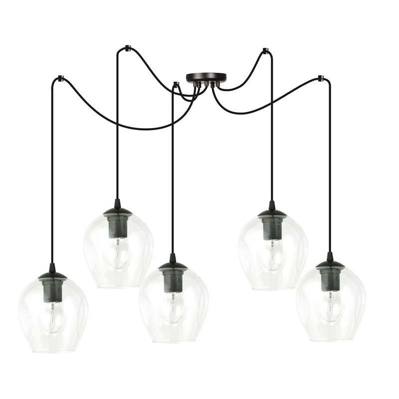 Emibig Lighting Taklampa LEVEL 5 BL TRANSPARENT