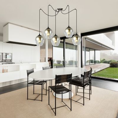 Emibig Lighting Taklampa LEVEL 5 BL GRAFIT