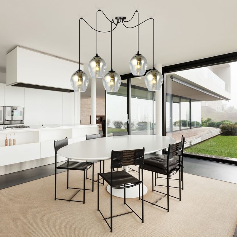 Emibig Lighting Taklampa LEVEL 5 BL GRAFIT