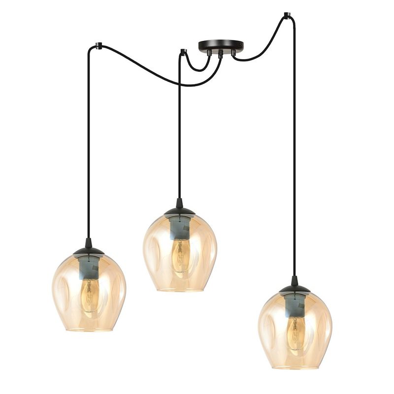 Emibig Lighting Taklampa LEVEL 3 BL HONUNG