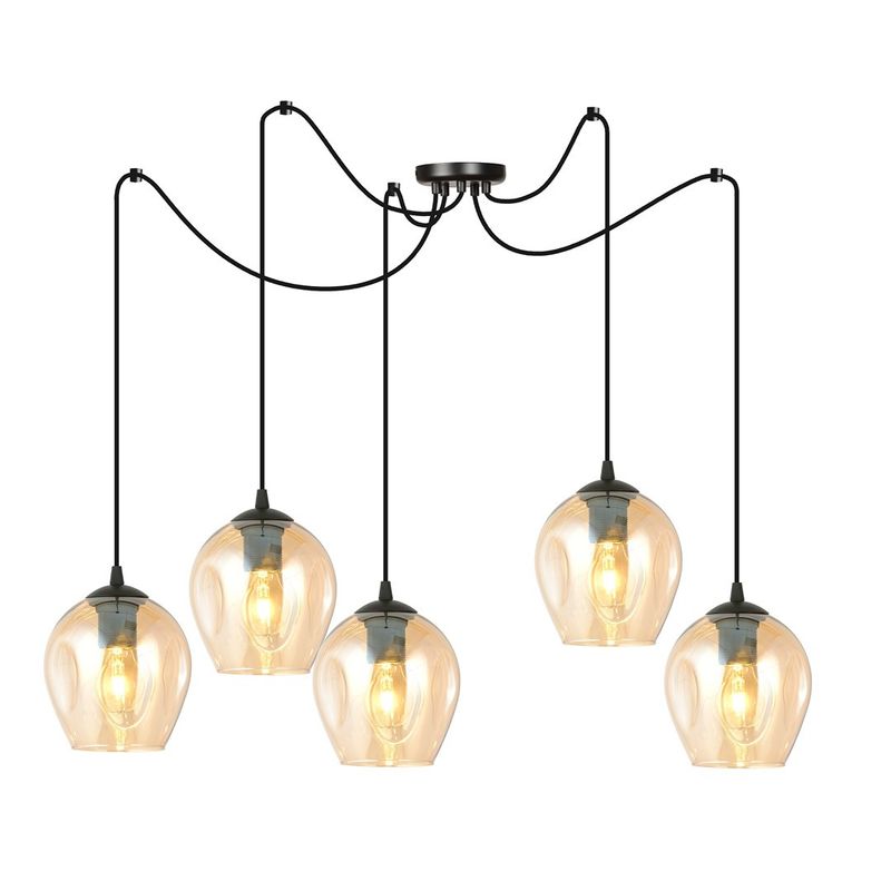 Emibig Lighting Taklampa LEVEL 5 BL HONUNG