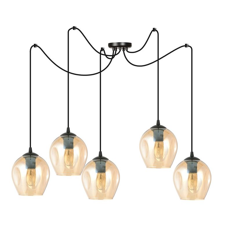 Emibig Lighting Taklampa LEVEL 5 BL HONUNG