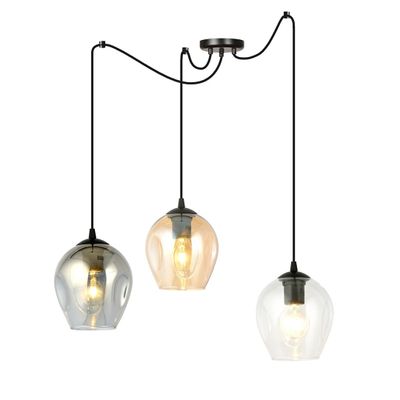 Emibig Lighting Taklampa LEVEL 3 BL MIX