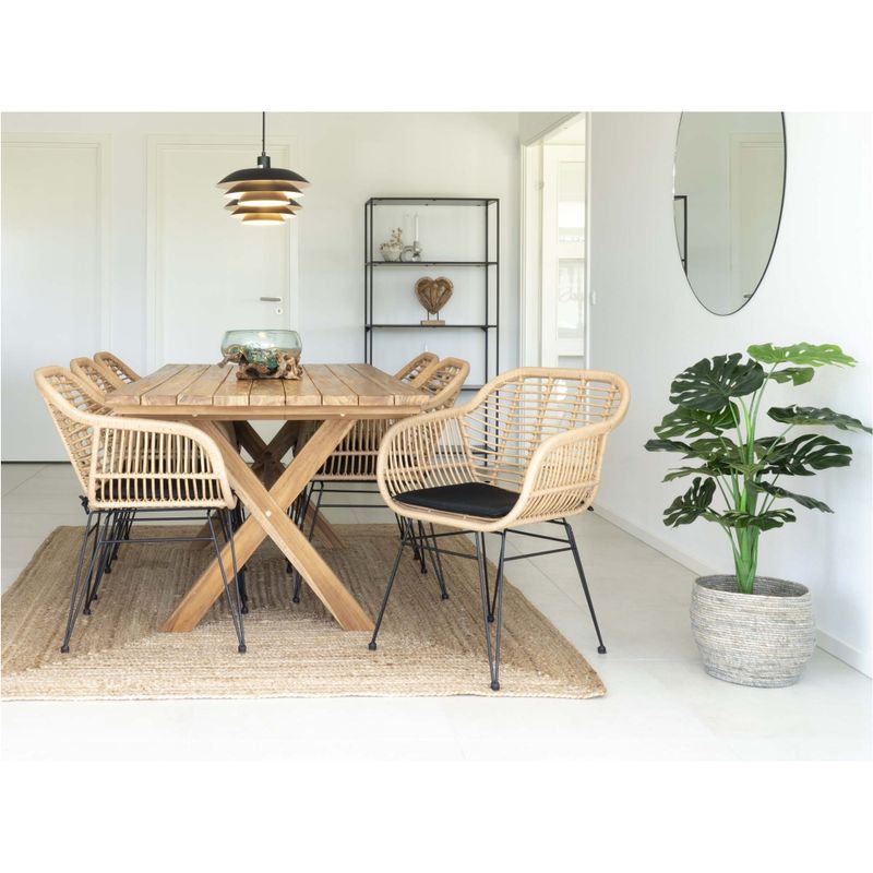 House Nordic Murcia matbord, Natur 200 x 90 x 75 cm