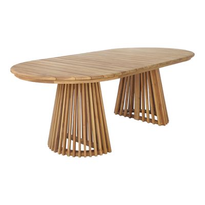 House Nordic Berja Matbord - Teak, naturlig finish, 100x200x75 cm