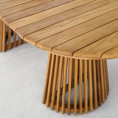 House Nordic Berja Matbord - Teak, naturlig finish, 100x200x75 cm