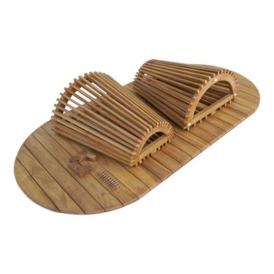 House Nordic Berja Matbord - Teak, naturlig finish, 100x200x75 cm