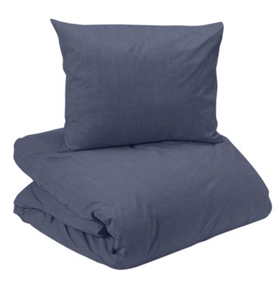 Redlunds Elton Påslakanset Navy 150x210 50x60 cm
