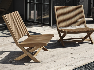 Brafab Julita Loungefåtölj i Teak