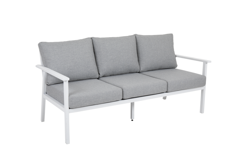 Brafab Samvaro High 3-seater Soffa Vit/Pearl Grey