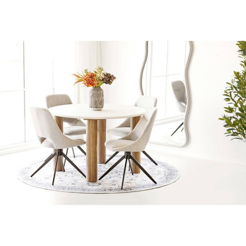 House Nordic Fondi och Dover Matgrupp - Matbord och 4 matstolar