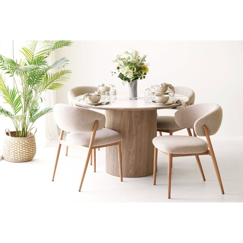 House Nordic Athens och Cavi Matgrupp - Matbord och 4 matstolar