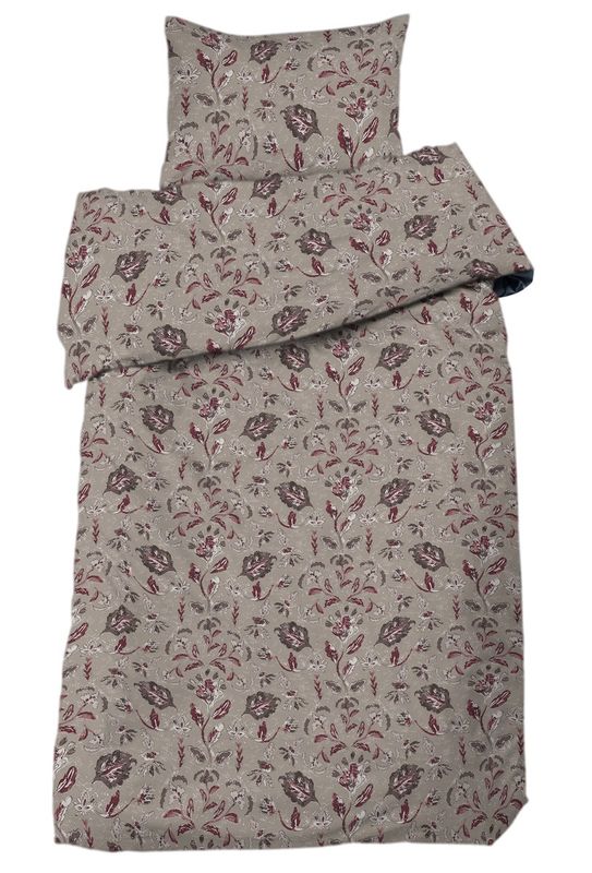 Redlunds Ingela Påslakanset Mullvad Vin 150x210 cm