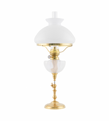 Karlskrona Lampfabrik Ekholmen 235 Fotogenlampa Mässing 64 cm