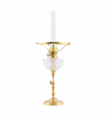 Karlskrona Lampfabrik Ekholmen 235 Fotogenlampa Mässing 64 cm