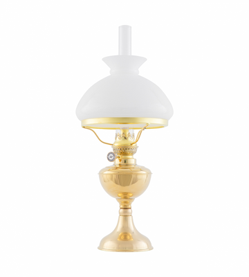 Karlskrona Lampfabrik Arnö 190 Fotogenlampa Mässing 47 cm