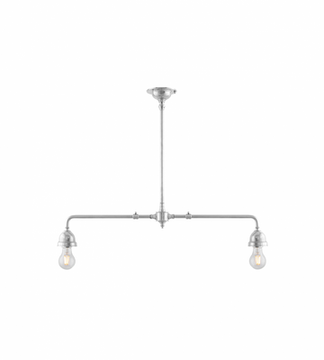 Karlskrona Lampfabrik Tegnér Rörpendel Förnicklad 32 cm