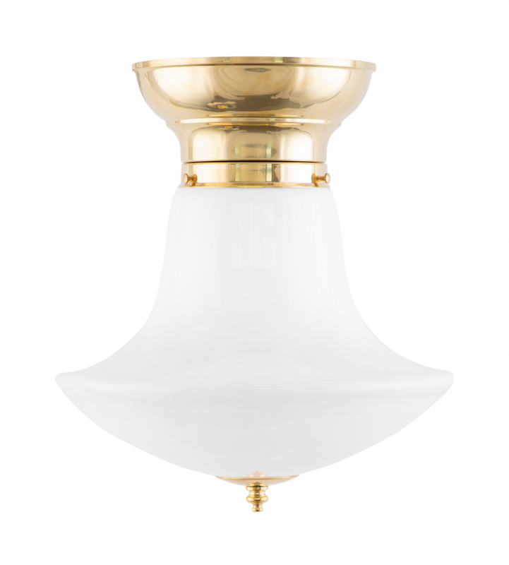 Karlskrona Lampfabrik Fröding Plafond 100 Mässing 26 cm