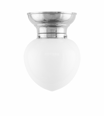Karlskrona Lampfabrik Fröding Plafond Förnicklad 26 cm