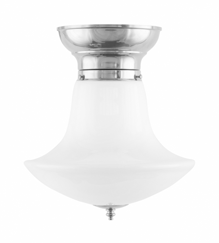 Karlskrona Lampfabrik Fröding Plafond Förnicklad 26 cm