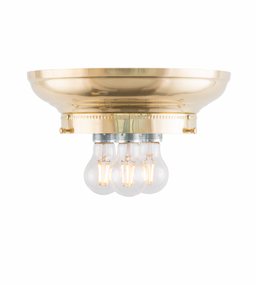 Karlskrona Lampfabrik Fröding Plafond 200 Taklampa Mässing 22 cm