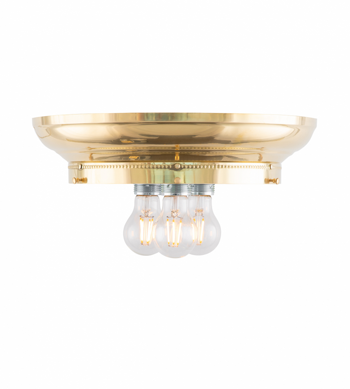 Karlskrona Lampfabrik Fröding Plafond 300 Mässing 22 cm