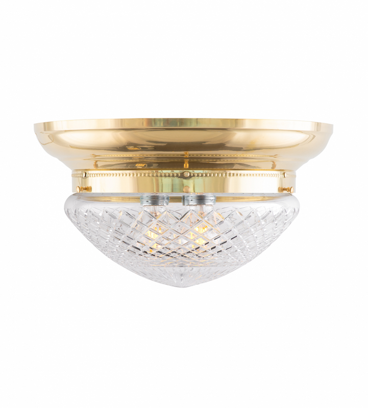 Karlskrona Lampfabrik Fröding Plafond 300 Mässing 22 cm