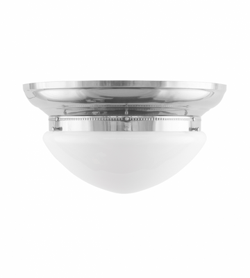 Karlskrona Lampfabrik Fröding Plafond 300 Taklampa Förnicklad 22 cm