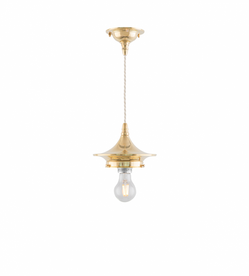 Karlskrona Lampfabrik Dahlberg Sladdpendel 100 Mässing 36 cm