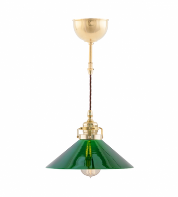 Karlskrona Lampfabrik Ferlin Sladdpendel 60 Mässing 33 cm