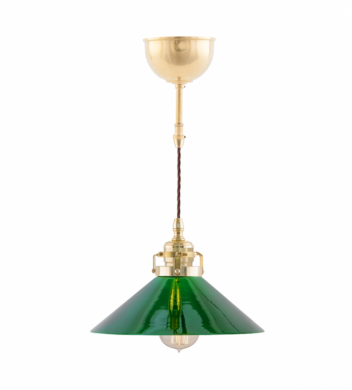 Karlskrona Lampfabrik Ferlin Sladdpendel 60 Mässing 33 cm