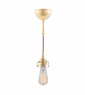 Karlskrona Lampfabrik Ferlin Sladdpendel 60 Mässing 33 cm