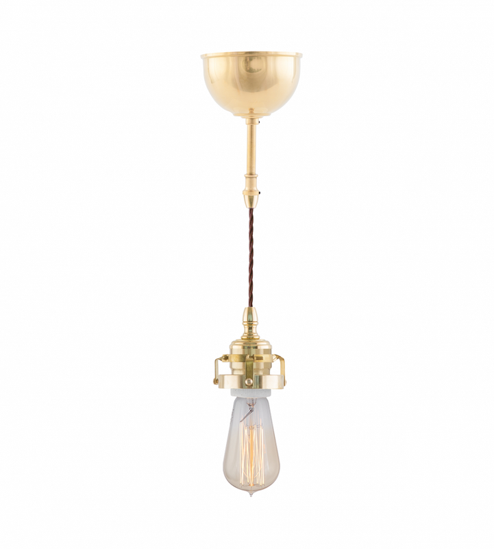 Karlskrona Lampfabrik Ferlin Sladdpendel 60 Mässing 33 cm