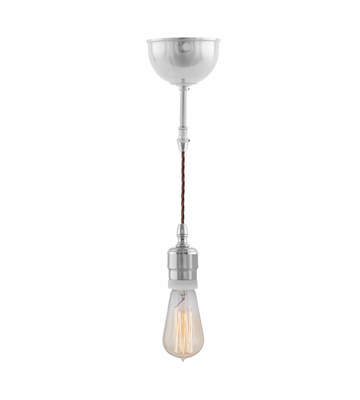 Karlskrona Lampfabrik Ferlin Sladdpendel 60 Förnicklad 33 cm