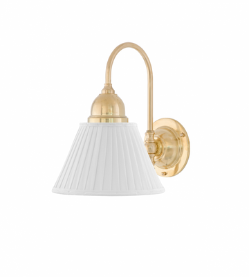 Karlskrona Lampfabrik Ahlström Vägglampa Mässing 32 cm