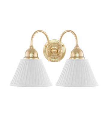Karlskrona Lampfabrik Stackelberg Vägglampa Mässing